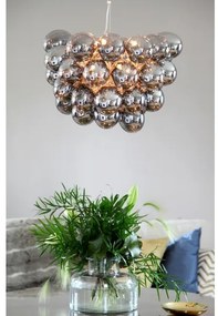 ByRydens 4200440-4505 - Luster na lanku GROSS 8xG9/4W/230V dymová/čierna