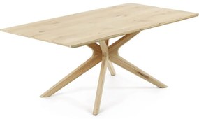 Jedálenský stôl s doskou v dubovom dekore 100x200 cm Armande – Kave Home