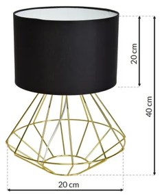 Stolná lampa LUPO 1xE27/60W/230V