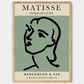 Plagát Head in Green | Matisse