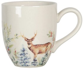 Keramický hrnček Dearly Christmas - 11 * 8 * 9 cm / 0.3l