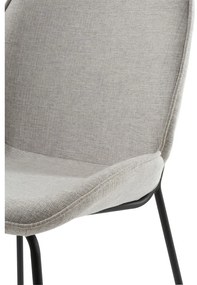Sivá jedálenská stolička Canett Hella
