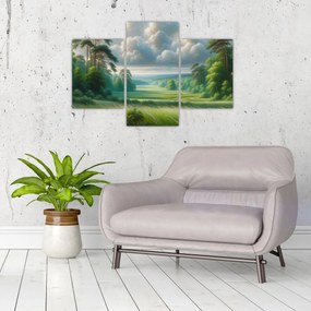 Obraz - Zelená krajina (90x60 cm)