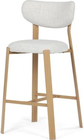 Barová stolička biela AUB-L3125 OAK