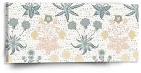 Sablio Obraz Sivé kvetiny - 110x50 cm