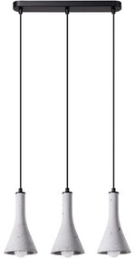 Sollux SL.1225 - Luster na lanku REA 3xE14/12W/230V betón