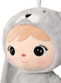 Mojkáčik - Bábika králik sivá XL 70 cm