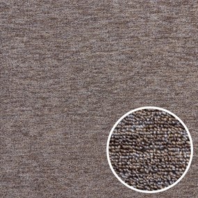 Spoltex, Metrážny koberec Artik New 120 hnedý, na mieru, šíře 1m,2m,4m, hnedá, filc, chodba / predsieň