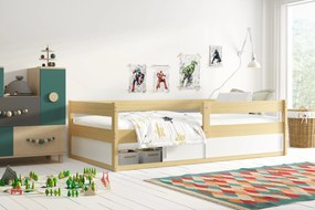 Interbeds Jednolôžková posteľ HUGO 160x80cm + matrac Prírodná