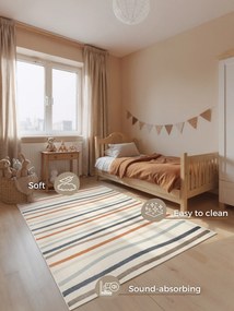 Hanse Home, Detský koberec Adventures 106410 Cream Multicolor, 200x290, viacfarebná, detská izba