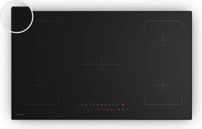 Klarstein Velaire indukčná varná doska, elegantná, minimalistická, výkonná, 5 varných zón, 7200 W, 90 cm