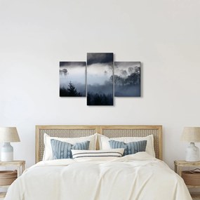 Obraz hmly nad lesom (90x60 cm)