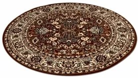 Koberce Breno Kusový koberec PRACTICA kruh 59/DMD, hnedá, viacfarebná,200 x 200 cm