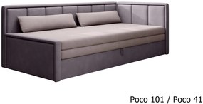 Rozkladacia posteľ / pohovka Fulgeo Farba: Poco 101 + Poco 41