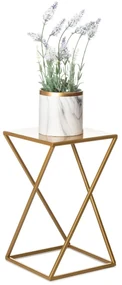 STOJAN NA KVETINÁČ LOFT4 40X24X24 CM ZLATÁ