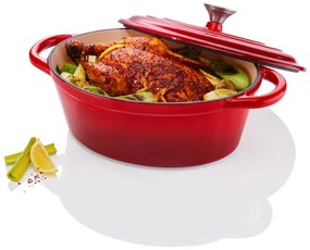 Livarno home Liatinový pekáč, 29 cm (červená)  (100378346)