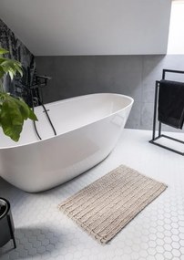 Kúpeľňový koberček sivý