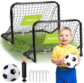 Neo-Sport Futbalové bránky - sada 2 ks - 60 x 45 x 25 cm NS-461