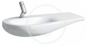 LAUFEN IlBagnoAlessi One Umývadlo do nábytku, 900 mm x 500 mm, biela – 1 otvor na batériu, stredový, s LCC H8149754001041