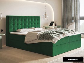 PROXIMA.store - Kontinentálna boxspring posteľ NATALI ROZMER: 180 x 200 cm, TYP MATRACA: BONELLOVÉ PRUŽINY, VRCHNÝ MATRAC (TOPPER): BEZ TOPPERU