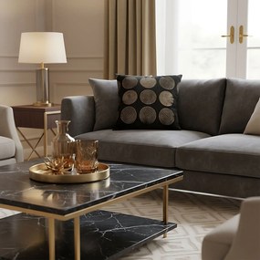 Tutumi Tutumi, obliečka na vankúš 45x45 cm, vzor BC08, čierna, NAZ-88010