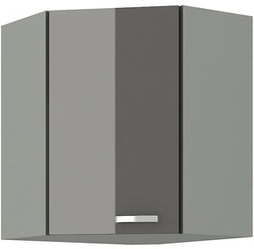 Skrinka do kuchyne GREY 60X60 GN-72 2F (45°)