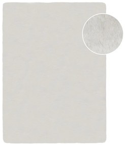 Biela syntetická kožušina 200x290 cm Ivy Luxury Fur – Flair Rugs