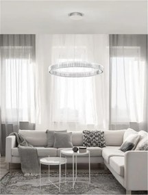 Krištáľový luster Aurelia 80 Chrome