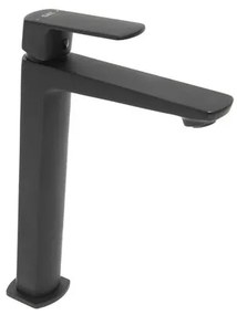 Vysoká umývadlová batéria SAT Feel bez výpuste čierna matná SATBSFEEL285C, 1 ks