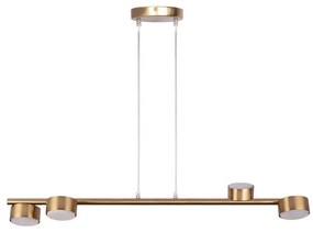 Luster na lanku PUNTO 4xGX53/12W/230V zlatá