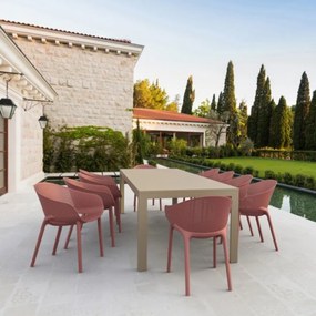 SKY PRO záhradná stolička marsala