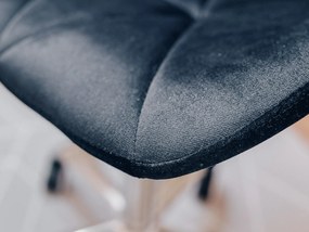 AKCIA Čierne kancelárske kreslo AVOLA VELVET II. akosť