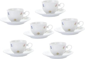 Thun čajová súprava Ophelia drobné kvietky 17-dielná