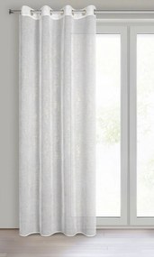 ZÁCLONA NA KRÚŽKOCH ANITA 140X250 CM BIELA