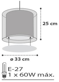 Dalber D-41412E - Detský luster CLOUDS 1xE27/60W/230V