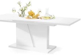 Rozkladací jedálenský stôl NINO biely