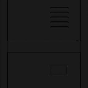 Šatníková skriňa pre zamestnancov čierna BARTEK 1 Plus 292 x 1720 x 450 mm