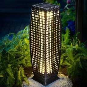 Záhradná lampa polyratan DEU980
