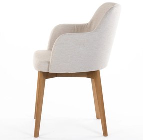 RAMONA BEIGE ECOCHIC ČALÚNENÁ STOLIČKA beige