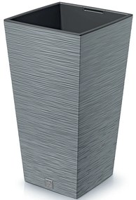 Plastový kvetináč DFSH265 26,5 cm - sivý betón