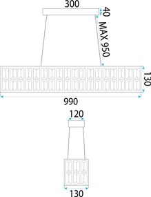 Toolight Toolight, LED krištáľové stropné svietidlo APP1566-CP, zlatá, OSW-06403