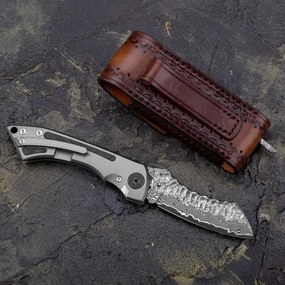 KnifeBoss damaškový zatvárací nôž Raptor EDC VG-10