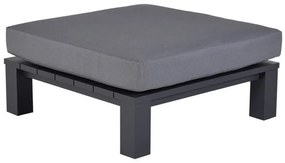 Stôl s poduškou RUBY antracitový 100x100