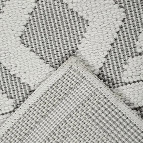 Dekorstudio Koberec DIDAR3 - strieborný Rozmer koberca: 80x200cm