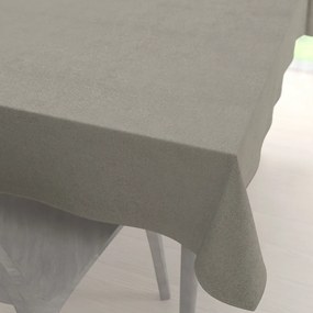 Biante Obdĺžnikový obrus/imitácia brúsenej kože Alcantara ALC-014 Svetlo sivý 120x140 cm