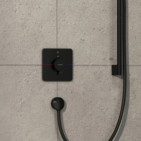 Hansgrohe ShowerSelect Comfort Q, termostat pod omietku pre 1 spotrebič, čierna matná, HAN-15581670