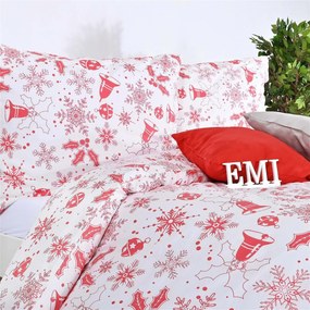 Vianočné obliečky bavlnené Winter EMI: Štandardný set jednolôžko obsahuje 1x 140x200 + 1x 70x90