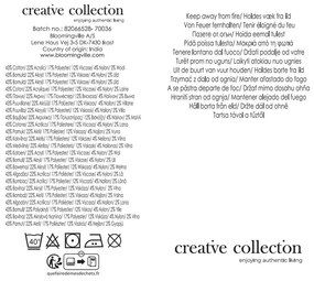 Žltá/ružová deka z recyklovanej bavlny 130x160 cm Isnel – Bloomingville