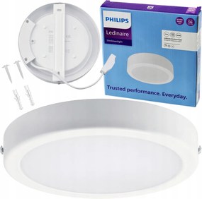 LED okrúhle vstavané svietidlo Philips - 12W 1200lm 4000K - biela lampa