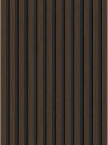 Mexen Lam-B, akustické stenové lamely 275 × 30 cm, HDF doska 4 mm, technická dyha, orech palisandrový, S100-275307-3015-021